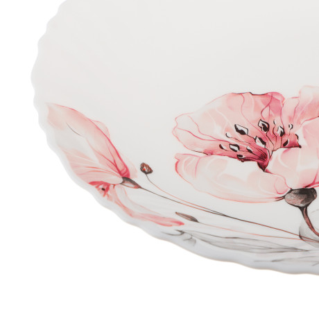 MILLIMI Роселла Тарелка десертная, опаловое стекло, 19см