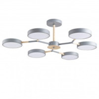 LUMION 5651/99CL LEDIO LN23 серый, дерево Люстра LED 108W 5385lm 3000-6000К 220V BRAD