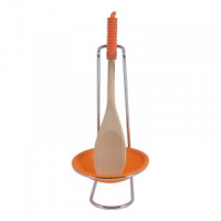 Подставка д/ложки W3751A, деревянная ложка в комплекте 4660 Рыжий Кот