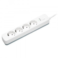 Perfeo Сетевой фильтр (удл.) POWER STREAM ПВС 3х0.8 4роз. 3м белый 2500Вт C3959