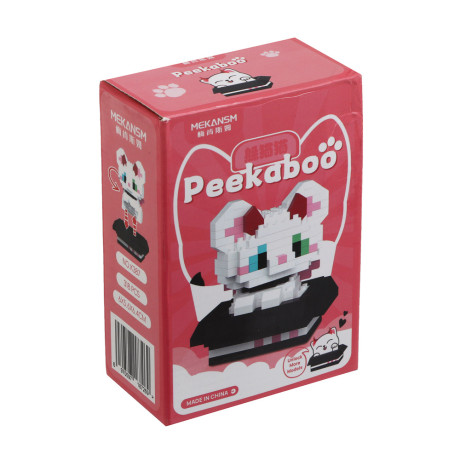 Конструктор мини 3D "Любимчик в коробке", ABS, 8х4,5х11,5см, 12 видов