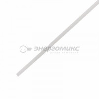 REXANT термоусадка трубка ТУТ 8,0/4,0 мм, прозрачная (упак. 50 шт. по 1 м)  (50!) 20-8009