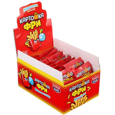 Жевательная резинка "Картошка фри" 15гр