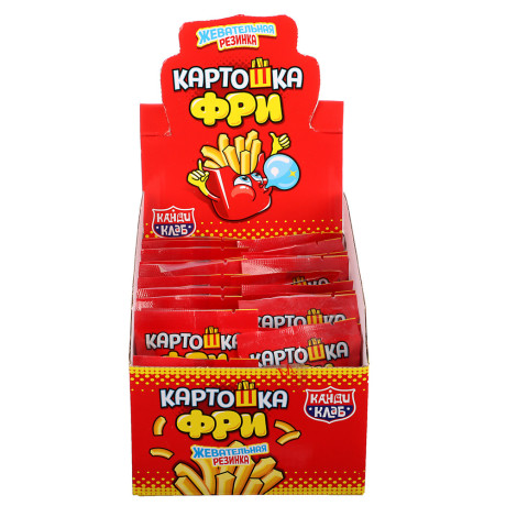 Жевательная резинка "Картошка фри" 15гр