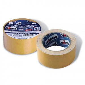 Клейкая лента двухсторонняя 50мм х 10м, основа-полипропилен
