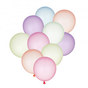 FNtastic Набор прозрачных воздушных шаров, 10 шт, 12&quot; разноцветные