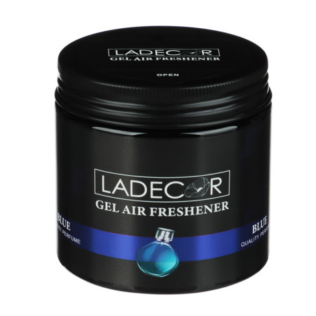 LADECОR Ароматизатор для дома и авто, гелевый,200 г, лимон, удача,черный лед,чудо,столкновение