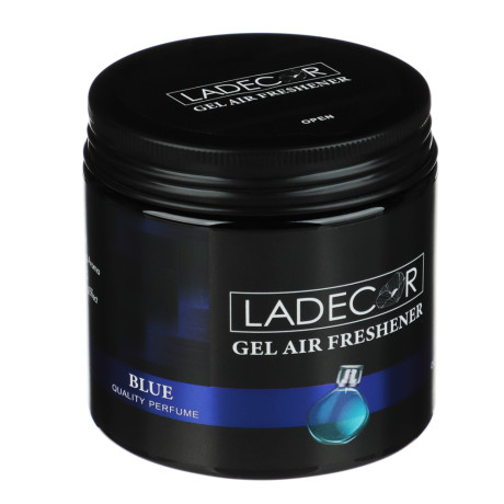 LADECОR Ароматизатор для дома и авто, гелевый,200 г, лимон, удача,черный лед,чудо,столкновение