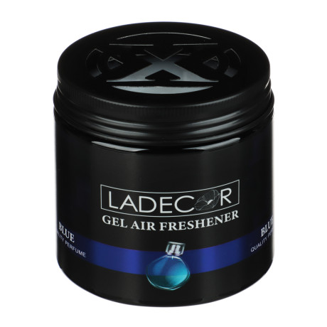 LADECОR Ароматизатор для дома и авто, гелевый,200 г, лимон, удача,черный лед,чудо,столкновение