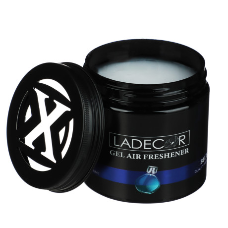 LADECОR Ароматизатор для дома и авто, гелевый,200 г, лимон, удача,черный лед,чудо,столкновение