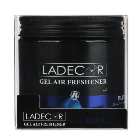 LADECОR Ароматизатор для дома и авто, гелевый,200 г, лимон, удача,черный лед,чудо,столкновение