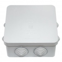 Bylectrica кор. распред. 100х100х55,3мм ОУ IP55, 7 вводов КМ-234