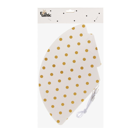 Fntastic Набор колпаков для вечеринки, 6 шт, диаметр 20 см, бумага, 2 дизайна