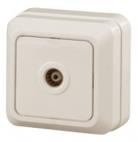 ЭРА Intro Quadro роз. TV, ОУ, 1 мест.сл.кость, 2-301-01, Б0027659