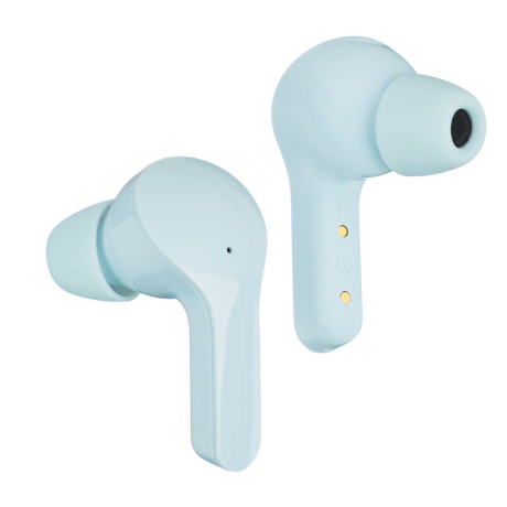 BY Наушники беспроводные TWS COLOR, 30/300мАч, BT5.1, индикатор заряда, синий