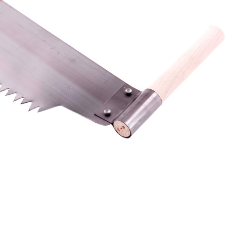 Пила двуручная, 1000 мм, деревянные рукоятки