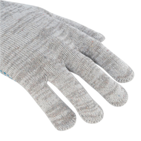 Перчатки трикотажные, с ПВХ точкой, 5 пар в упаковке, 10 класс