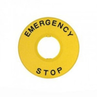 CHINT шильдик аварийной остановки NP2-BY9330 ?60 (с надписью) (R) 576784