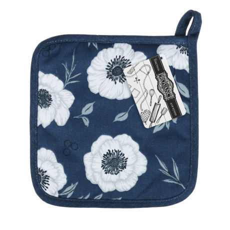 PROVANCE Нэви Прихватка, 100% хлопок, 20х20см, синий, 3 дизайна