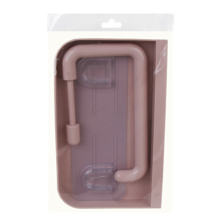 VETTA Classic Держатель для туалетной бумаги, с полкой, пластик, 18x11x4,5 см, пудровый