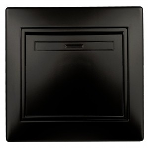 ЭРА Intro Plano выкл. СУ 1 кл. 10А антрацит 1-101-05, 6785