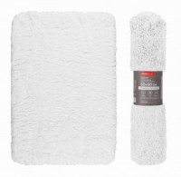 Коврик д/ванной 60*90см, микрофибра h ворса=3см, белый, ЛЕННЕ, 75483 Master House