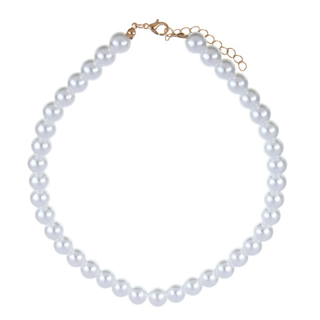 Ожерелье, бижутерия, сплав, пластик, размер бусин 10мм, БЖ-9