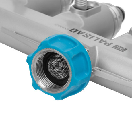 Разветвитель четырехканальный, с внутренней резьбой 3/4", алюминий, LUXE Palisad