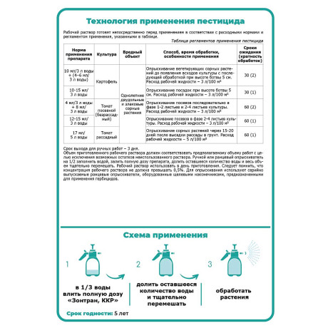 Зонтран (стоп сорняк) 50мл (от сорняков) х27