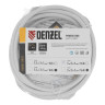 Шнур сетевой Energy Series, ПВС, 3 м, 3 x 1 мм, с неразборной вилкой, белый, Denzel