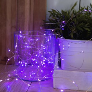 Гирлянда светодиодная "Нить", SE-STRING-10100P, 10м, 100 LED, фиолетовый