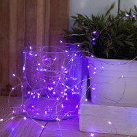 Гирлянда светодиодная "Нить", SE-STRING-10100P, 10м, 100 LED, фиолетовый