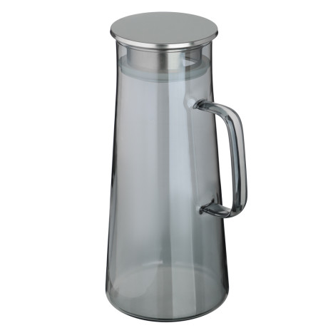 SATOSHI Графит Кувшин для воды 1,8л, стекло, нерж.сталь