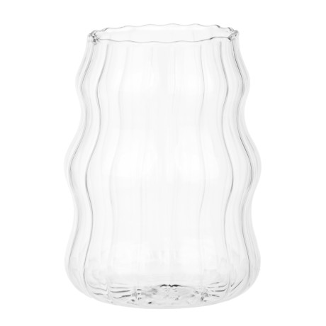 MILLIMI Набор бокалов 500 мл, 2 шт, стекло, волнистый