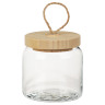 PASABAHCE Вуди Банка стеклянная с бамбуковой крышкой 575мл, 43573SLB