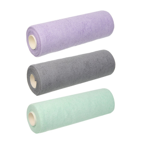 Набор салфеток из микрофибры тм VETTA Ботаника, в рулоне, 28х28 см, 180 г/кв.м, полиэстер, 3 цвета,