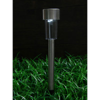 INBLOOM Фонарь на солнечной батарее, 30х4.7см, 1LED, белый, 1.2V 40mAh Ni-MH, пластик, нерж.сталь