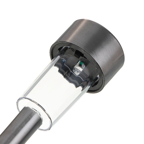 INBLOOM Фонарь на солнечной батарее, 30х4.7см, 1LED, белый, 1.2V 40mAh Ni-MH, пластик, нерж.сталь