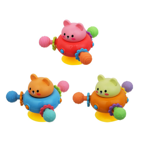 Развивающая игрушка ИГРОЛЕНД на присоске, ABS, TPE, PVC, 11х9х7см