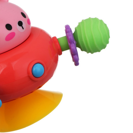 Развивающая игрушка ИГРОЛЕНД на присоске, ABS, TPE, PVC, 11х9х7см