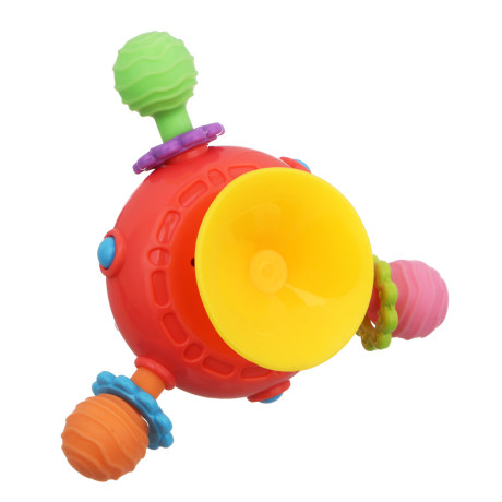 Развивающая игрушка ИГРОЛЕНД на присоске, ABS, TPE, PVC, 11х9х7см