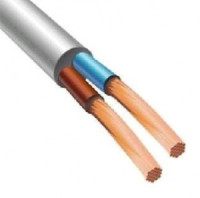 Провод ПВС 2х1 (ГОСТ) (РЭК-PRYSMIAN г, Рыбинск) соединит,, черный медный, высок, гибк, дв, изол, ПВХ