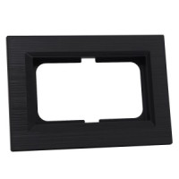 OVIVO Рамка СУ для 2-ой роз QUANTUM без земл., черный, 405-360000-267