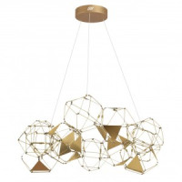 ODEON LIGHT 5086/56L L-VISION ODL25 ант.бронз/мет Люстра LED 56W 4000K 3360lm TRELLIS