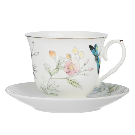 Набор чайный 2 пр., 225мл, MILLIMI, Стрекоза, фарфор