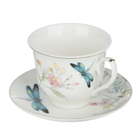 Набор чайный 2 пр., 225мл, MILLIMI, Стрекоза, фарфор