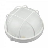 Uniel св-к св/д влагозащит. 12W(1200lm) 6000K 6K круг решетка белый 188x90 ULW-K22B 12W/6000K IP54