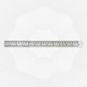 Линейка металлическая 30см Attache  (12х1 ) 35821