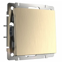 Werkel мех. выкл. СУ 1 кл. 10A (шампань рифленый)  (WL10-SW-1G a035610)W1110010 a051426