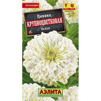 Циния Крупноцветковая белая Аэлита Ц